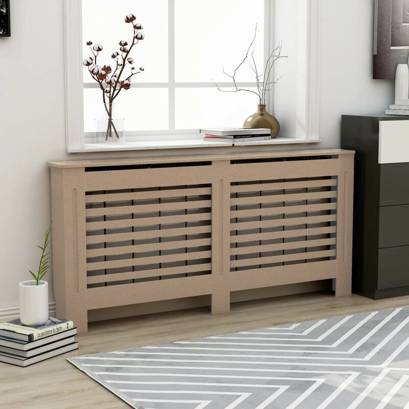 

BHD - Cubierta para radiador MDF 172x19x81 cm