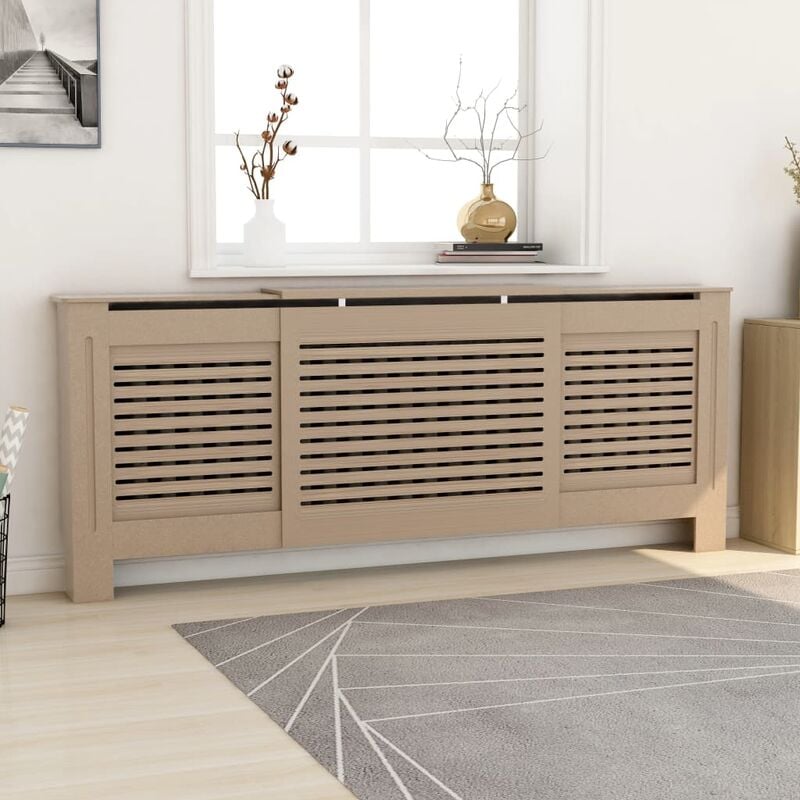 

Youthup - Cubierta para radiador MDF 205 cm - Marrón