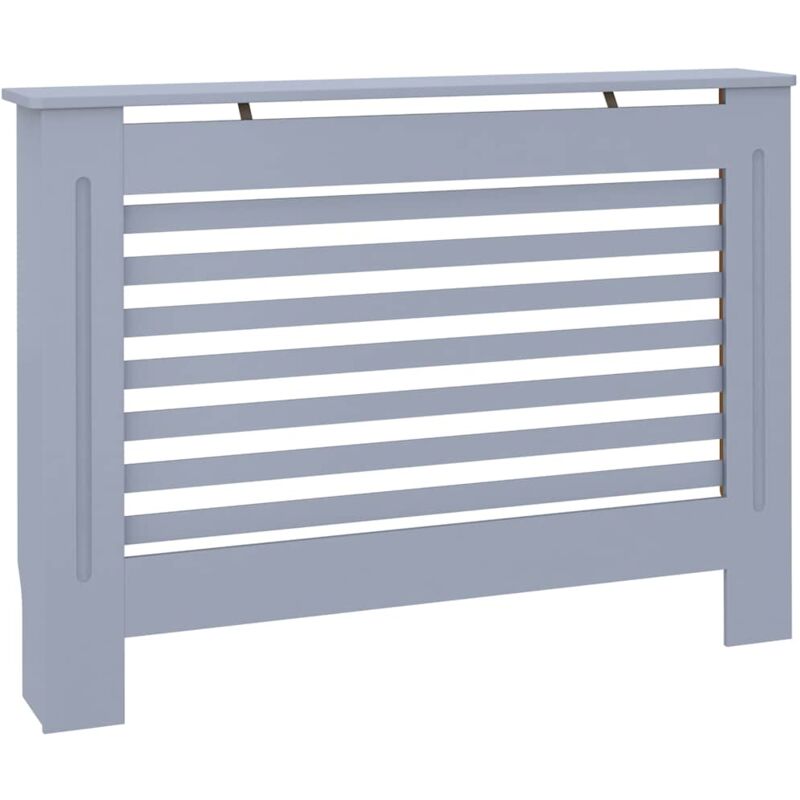 

vidaXL Cubierta para radiador MDF gris antracita 112x19x81 cm - Antracita