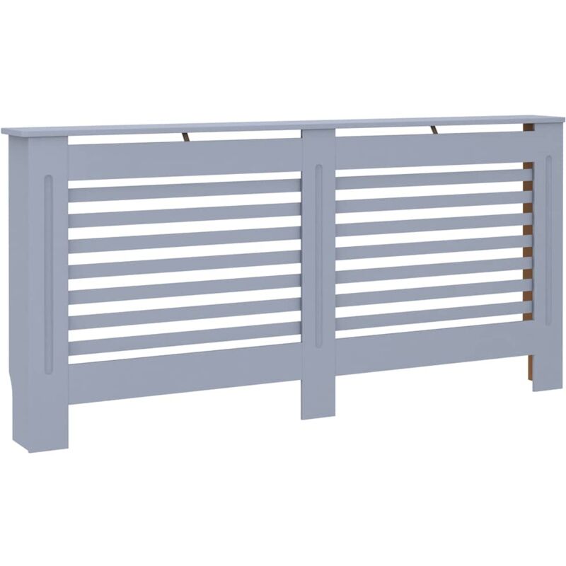 

vidaXL Cubierta para radiador MDF gris antracita 172x19x81 cm - Antracita