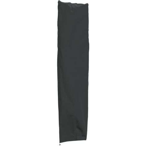 Cubierta para sombrilla de jardín Oxford 420D negro 240x57/57cm