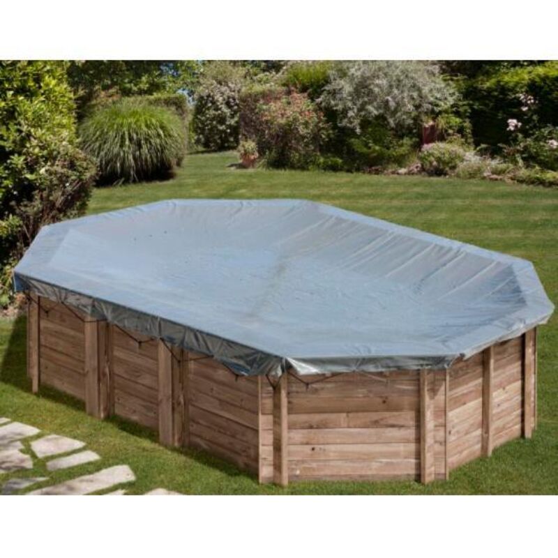 Gre - Cubiertas De Invierno Para Piscinas De Composite Ovalada 524X386 Cm Cikpco52