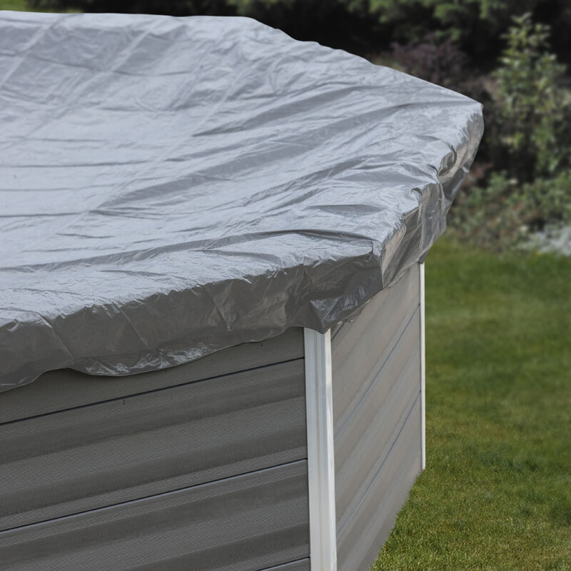 Cubierta De Invierno Para Piscina De Composite Con Medidas 664 X 386 Cm - Medidas De La Cubierta: 714 X 436 Cm. Grosor 580 Gr/M2.