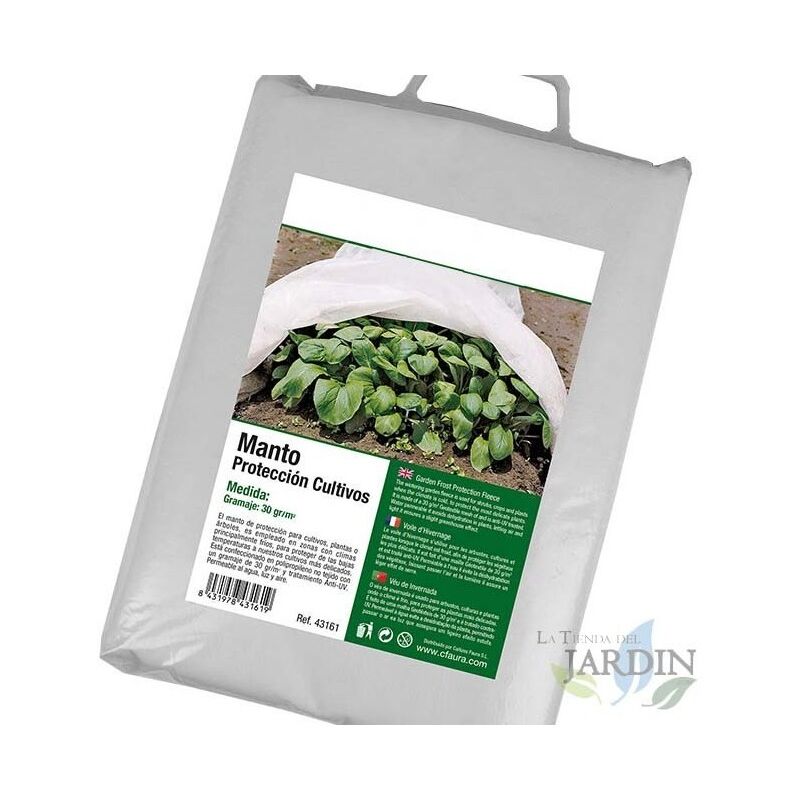 

Cubierta protectora de cultivos blanca 2x100 metros antiheladas