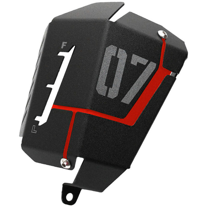 

Happyshop - Cubierta protectora del tanque de recuperacion de refrigerante MT07 FZ07 para Yamaha MT-07 FZ-07 2014-2019,rojo