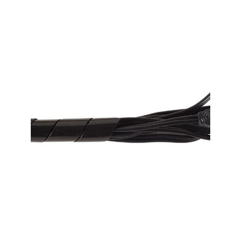 Cubierta protectora espiral 10m / Ø15mm (negro)