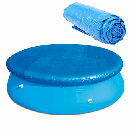 Cubierta Rectangular redonda para piscina, alfombrilla impermeable a prueba de polvo, accesorios para piscina de 457/244/366/305/183cm,Round 366cm