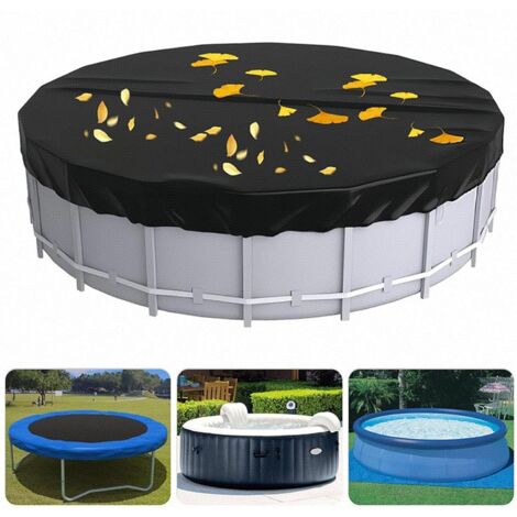 Cubierta redonda para piscina para perros – Resistente al polvo y a los rayos UV – Para balcón, jardín y parque.
