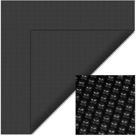 Cubierta Solar Piscina Negro isotérmica de burbujas Rectangular 5x8m Cobertor Protección