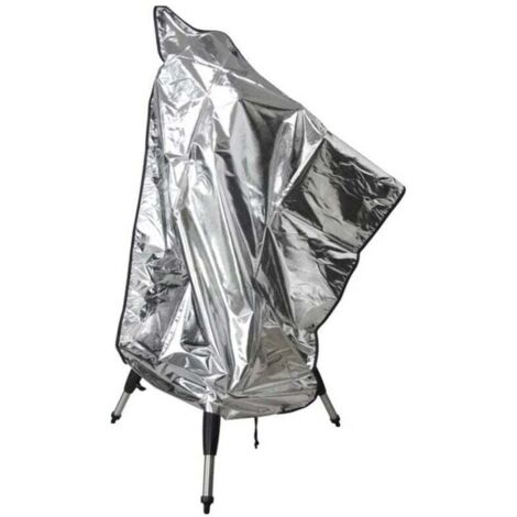 Cubierta telescópica impermeable y resistente al sol con cordón ajustable para