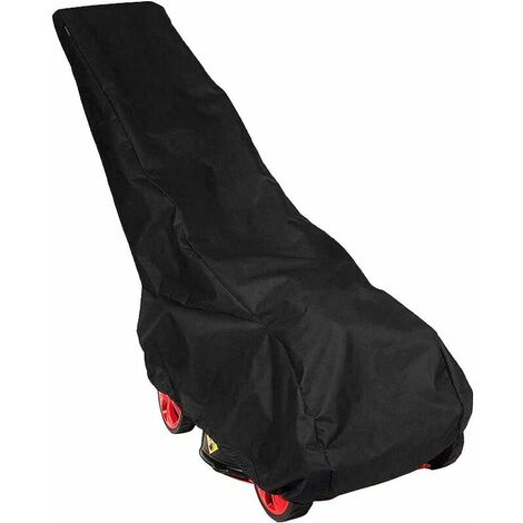 SOLEIL Cubierta universal para cortacésped 210D, cubierta impermeable para polvo para tractor cortacésped, resistente a los rayos UV, 188 x 63,5 x 99 cm