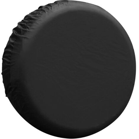 Cubierta universal para llanta de repuesto de poliéster 190T para Jeep, remolque, SUV, camión se adapta a llantas con un diámetro de 25 a 28 pulgadas (68,6 a 71,1 cm) y un diámetro total de rueda de 1