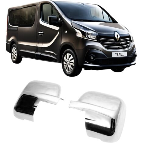 Cubiertas de espejo ABS cromado Renault Trafic 2015-