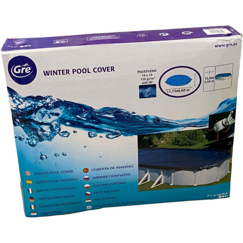 Cubierta Piscina Invierno De Gre 1115X660 Cm Ciprov1001.