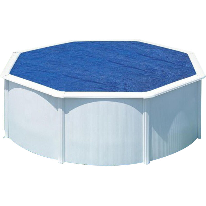 Cubierta De Burbujas De Verano Gre De 180 Micrones Para Piscinas Elevadas Redondas Diametro 4,50 M A 4,60 M