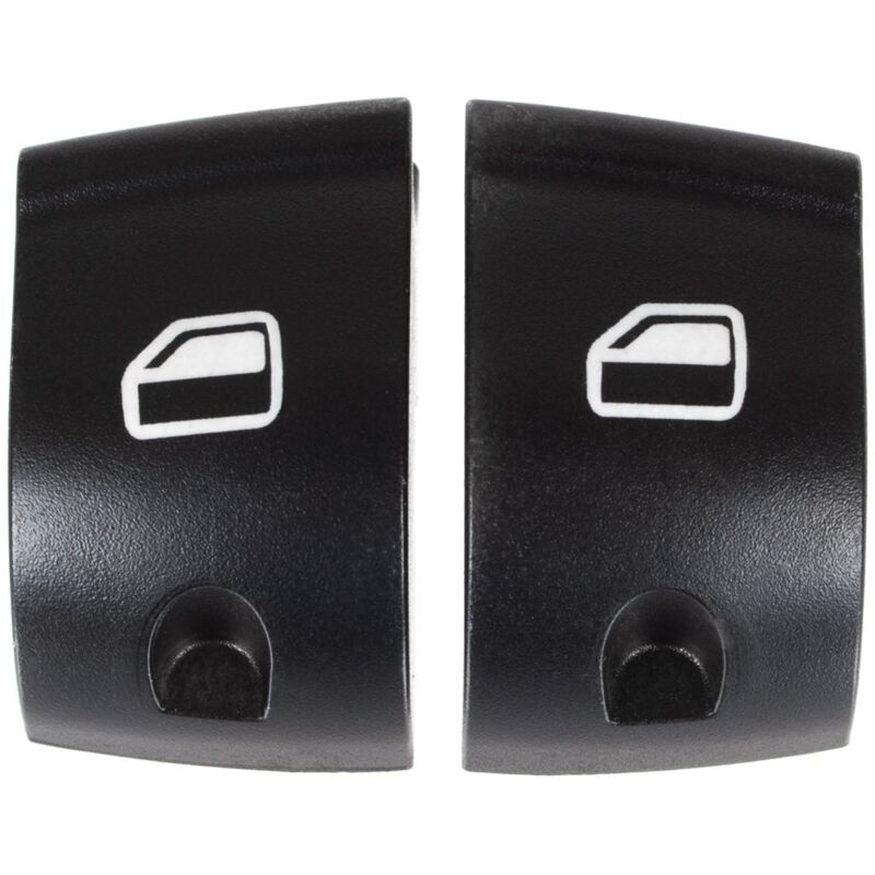 Cubiertas para botones de interruptores de ventana Audi A4 00-07 en el panel izquierdo, juego de 2 piezas