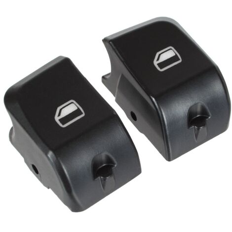 Cubiertas para botones de interruptores de ventana Audi A4 B8 07-16 en el panel izquierdo, juego de 2 piezas