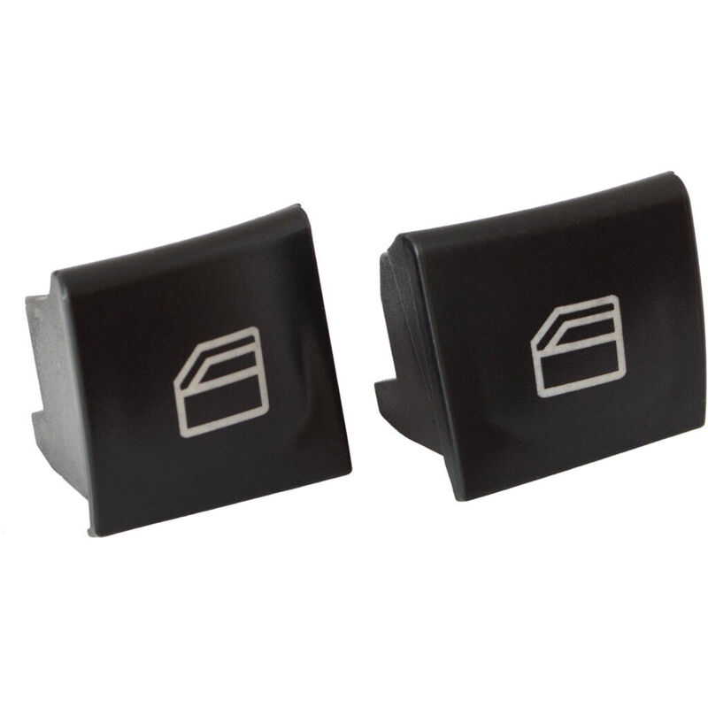 Cubiertas para botones de interruptores de ventana Mercedes W169 Clase A 04-12 en el panel izquierdo (juego de 2 piezas)