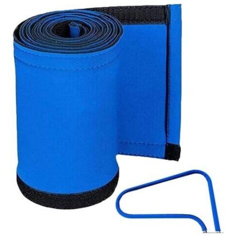Cubiertas para pasamanos de piscina, cubiertas con velcro, cubiertas para barandillas de piscina, cubiertas protectoras antideslizantes para la mayoría de pasamanos y escaleras de piscina estándar.