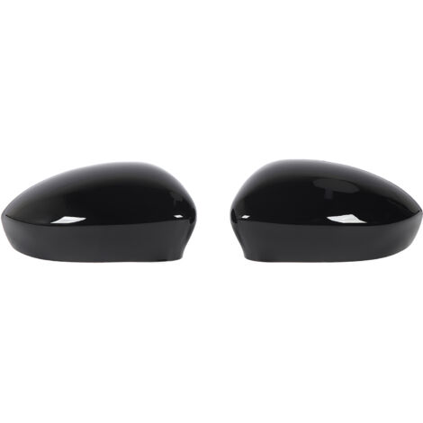 Cubiertas para retrovisores exteriores para Fiat 500 2007-2020 – Par, en ABS negro brillante