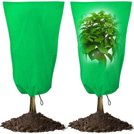 Cubiertas protectoras invernales para plantas, antiheladas, 120 x 180 cm, paquete de 4, reutilizables, para arbustos, rosas y vegetación de jardín.