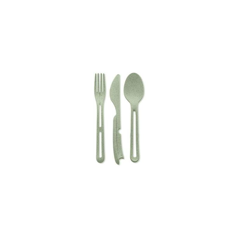 

Cubierto Set 3U Klikk Verde Organic