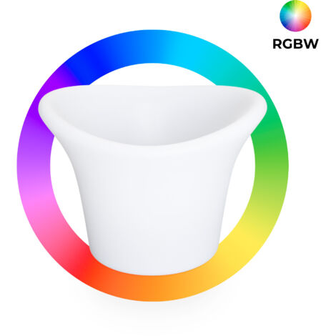 Cubitera LED RGBW - 6W - Ø 38 Cm - Recargable