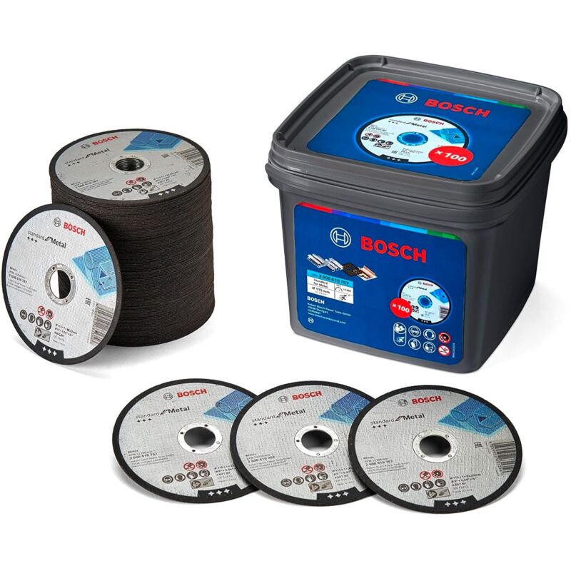 Bosch - Cubo 100 dischi Standard 115x1mm (0 615 997 65H)