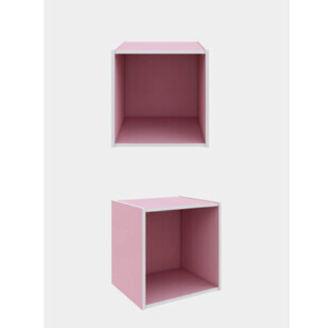 CUBO 35X35X29 CM ROSA- 1,0 pz