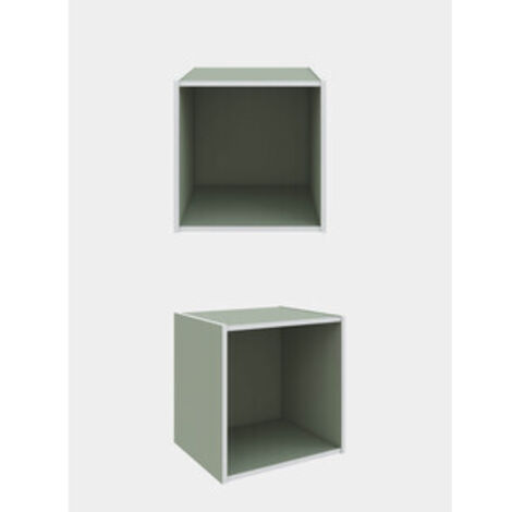 CUBO 35X35X29 CM VERDE- 1,0 pz