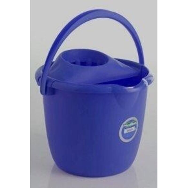 

Cubo Agua 14 Lt 37X34X28Cm Con Escurridor Redondo 6214L-Azul - TES