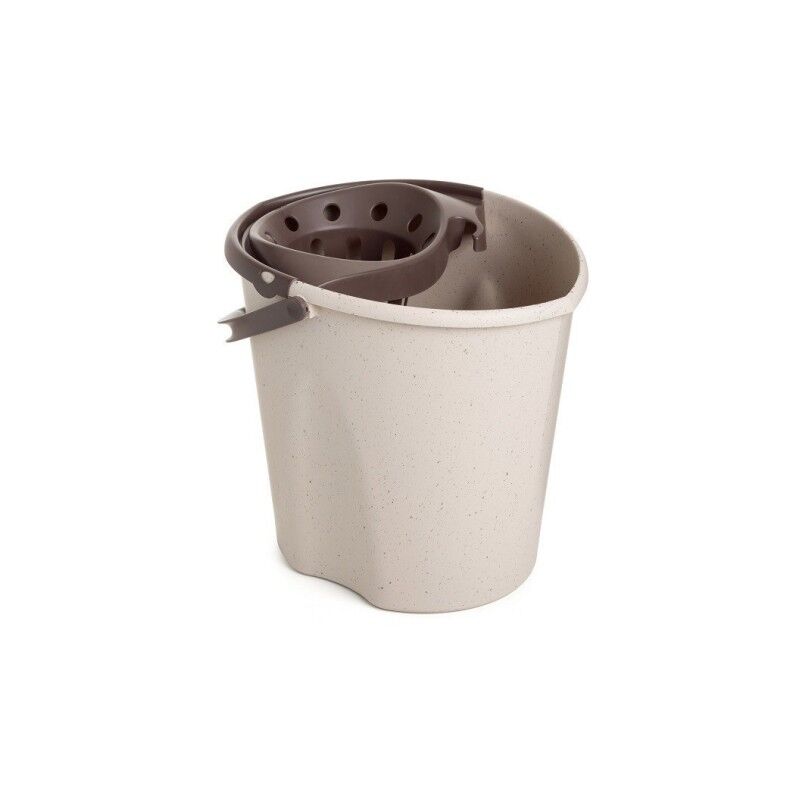 

Cubo Agua Con Escurridor Tatay Polipropileno Gris Eco Oval 1104106