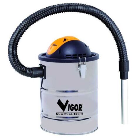 Cubo aspirador de cenizas Vigor Aspir-El Inox Lt.15 Potencia 800