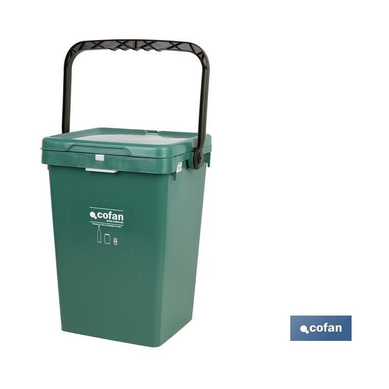 

Contenedor Verde Para Vidrio Modelo Zirconio 25L.