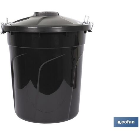 CUBO BASURA ASAS METAL 50L