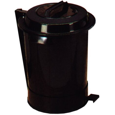 CUBO BASURA C/ PEDAL NEGRO - 95 L
