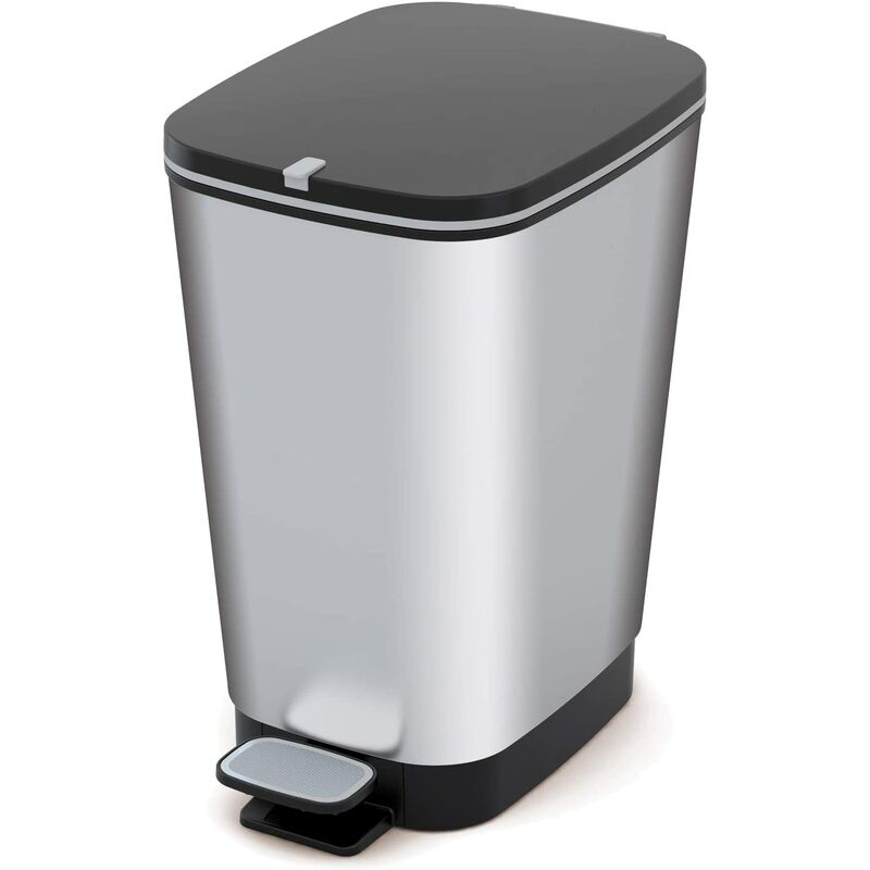 

Cubo Basura Chic Bin L 29X45X61 Plata