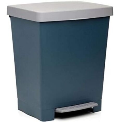 Cubo basura con pedal  AZUL