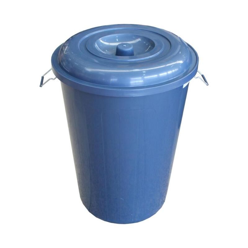 

BLUNGI cubo basura con tapa 85 l gris