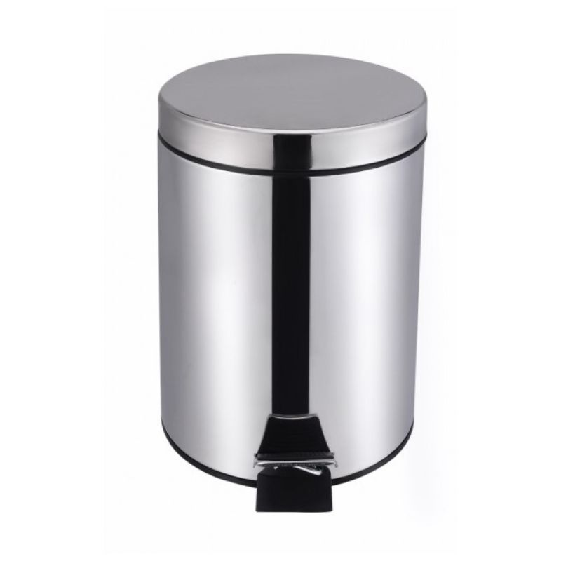 

Cubo bas. c/pedal 05lt Ø17x25,5cm cub.extr. inox vivahogar