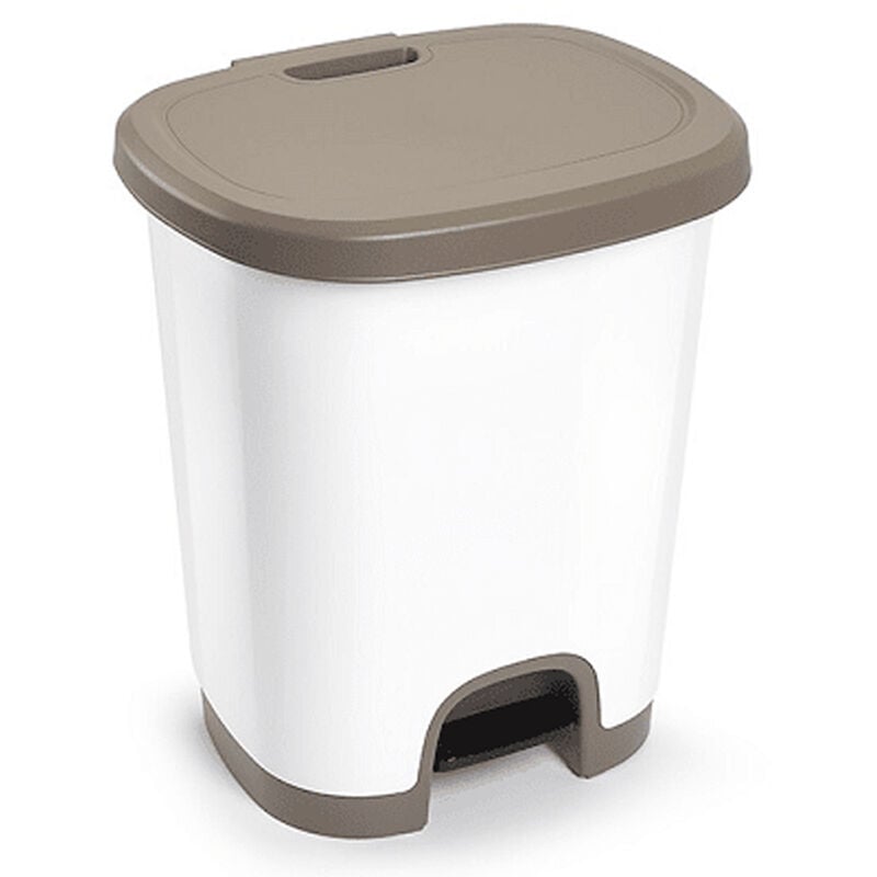 

Cubo basura plastico apertura pedal 27 Litros Marron