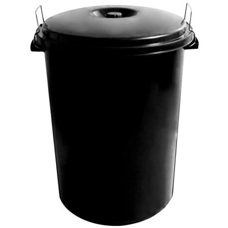 Cubo Basura Plastico Comunidad Con Tapa 100 Litros