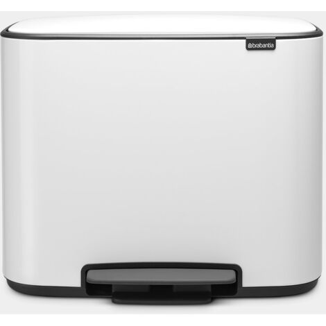 CUBO BO PEDAL BIN BLANCO