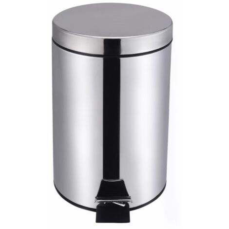 VIVAHOGAR Cubo C/Pedal Cub.Extr. 12Lt Ø21X32Cm