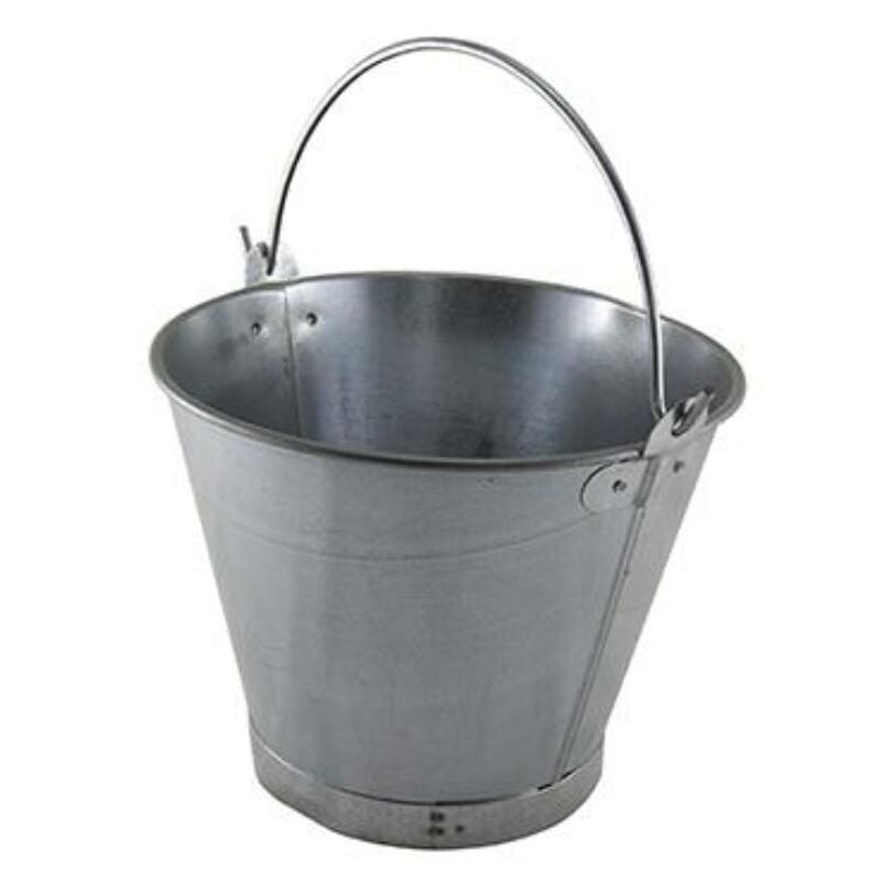 

MEGANEI cubo chapa galvanizado asa lisa 35 cm 14 l