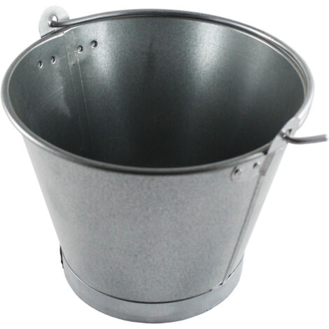 CUBO CHAPA GALVANIZADO ASA LISA 35 CM 14 L