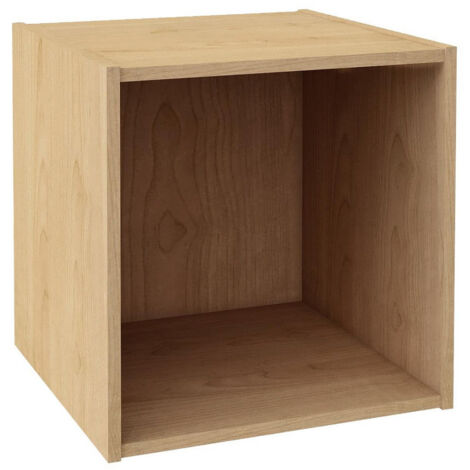 Cubo Composite  35x35x35 cm in Compensato  Naturale