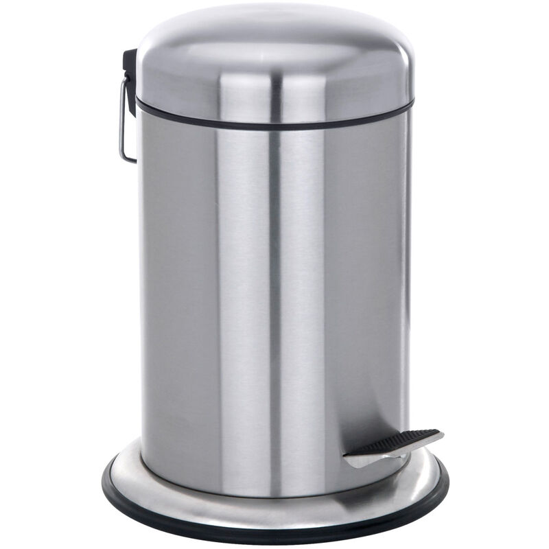 

WENKO Cubo de basura con pedal papelera cosméticas cocina baño Nova 3 L