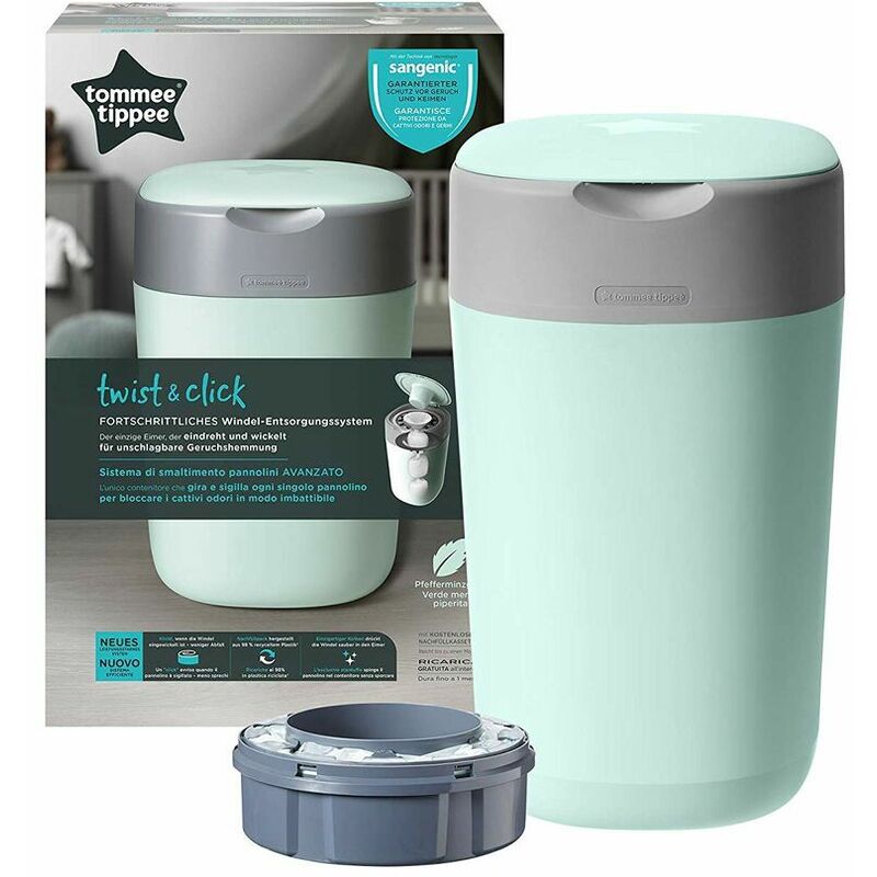 

Cubo contenedor Tommee Tippee Twist & Click Pañales (Reacondicionado A)