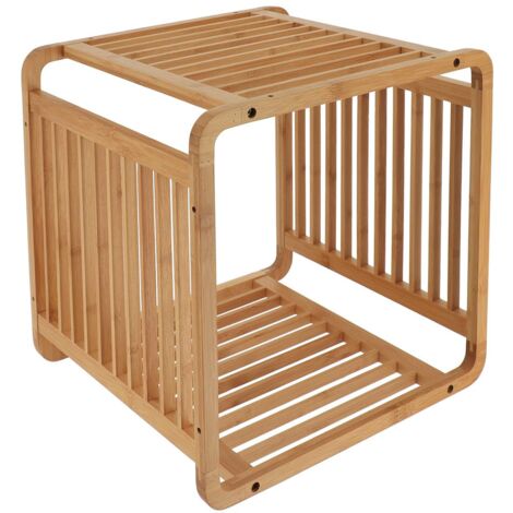 Cubo de bambú apilable inteligente - natural - Tendance